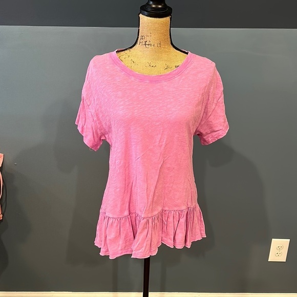 Time and Tru short sleeve shirt size large (12-14) women’s - Picture 1 of 7